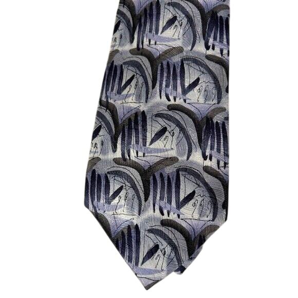 Jerry Garcia Grateful Dead After Monet Collection 15 Art Men's Tie 100% Silk - Picture 1 of 5